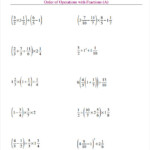 12 Sample Order Of Operations Worksheets Sample Templates