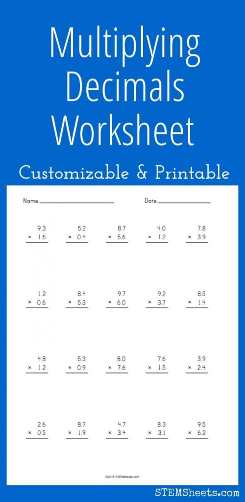 2 Rounding Decimals Worksheet Multiplying Decimals Worksheet
