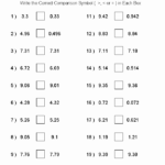 25 Ordering Decimals Worksheet 5th Grade Softball Wristband Template