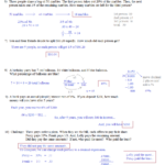 31 Fraction Decimal Percent Word Problems Worksheet Worksheet