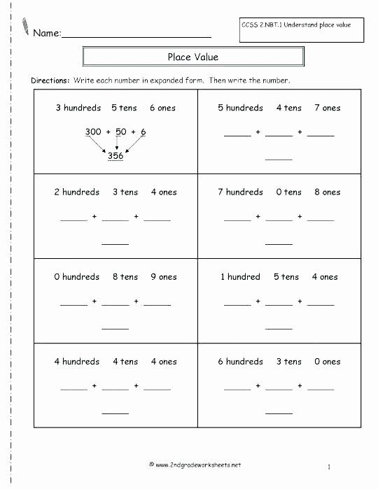 5th Grade Expanded Form Worksheets Expanded Form Math Worksheets 