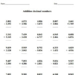 5Th Grade Multiplication Decimals Worksheets Give Your Fifth Grader