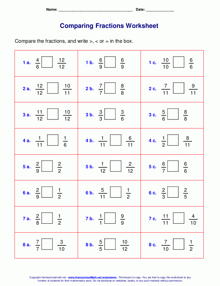 Comparing Decimals Worksheets Grade 4 Free Worksheet