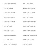 Dividing Decimals By Positive Powers Of Ten Exponent Form A