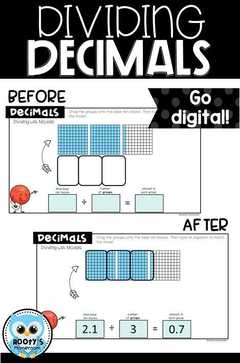 Dividing Decimals Using Models Digital Acvtivities Dividing Decimals 