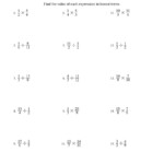 Dividing Fractions Word Problems Worksheet 6th Grade Worksheets Free