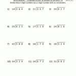 Free Printable 5th Grade Math Worksheets Dividing With Decimals Math