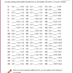 Free Printable Worksheets On Decimal Place Value Worksheet Resume