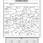 Hard Color By Number Worksheets Division Color Worksheets Math