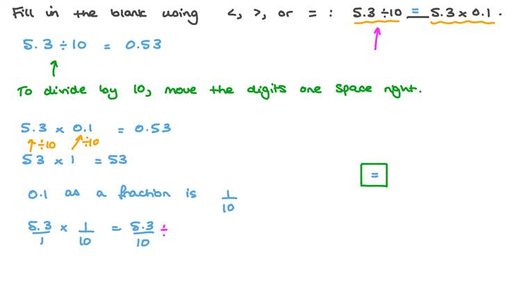 Lesson Dividing Decimals By Powers Of Ten