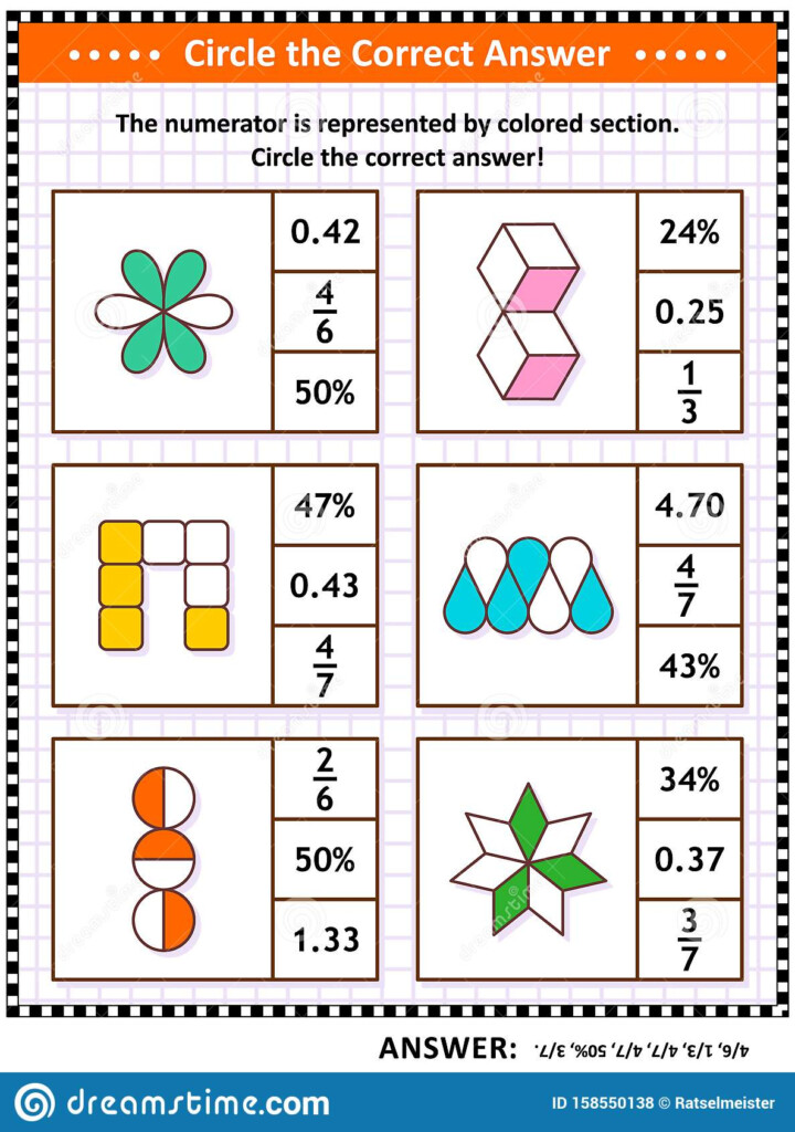 Math Puzzle Worksheet Or Task Cards To Learn And Practice Fractions 