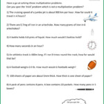 Multiplying And Dividing Decimals Word Problems Worksheets 5th Grade