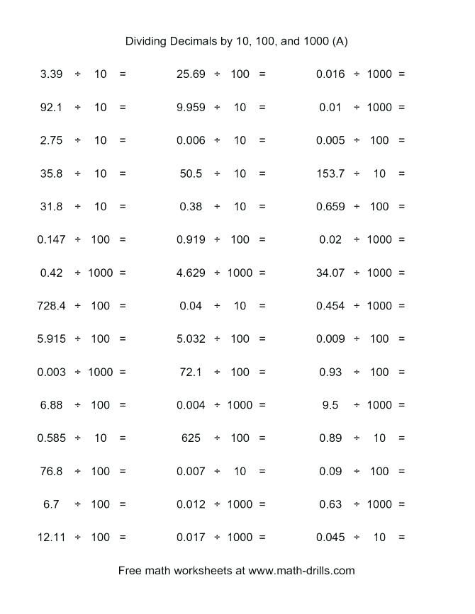 Multiplying Decimals Word Problems Worksheets