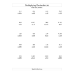 Multiplying Decimals Worksheets 7th Grade Fen emdutch Decimals