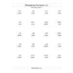 Multiplying Decimals Worksheets 99Worksheets