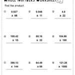 Multiplying Decimals Worksheets Math Monks