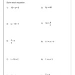 One Step Equations With Fractions Worksheet Pdf Fraction Worksheets