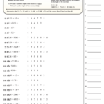 Placing Decimals With Multiplication Worksheet With Answer Key