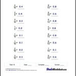 Printable Fractions To Decimals Worksheet Pdf Thekidsworksheet