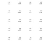 The Multiplying Three Digit Whole By Two Digit Tenths All