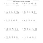 The Ordering Sets Of 5 Positive Fractions With Improper And Mixed