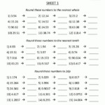 16 Rounding Off Decimals Worksheets 5Th Grade In 2020 Rounding