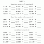 25 Rounding Decimals Worksheet 5th Grade Notutahituq Worksheet