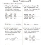 2nd Grade Math Word Problems Best Coloring Pages For Kids