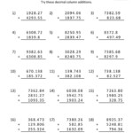 3 Worksheet Free Math Worksheets Fifth Grade 5 Decimals Multiplication