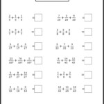 4th Grade Math Worksheets Best Coloring Pages For Kids