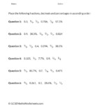 7th Grade Grade 7 Fractions To Decimals Worksheet Thekidsworksheet