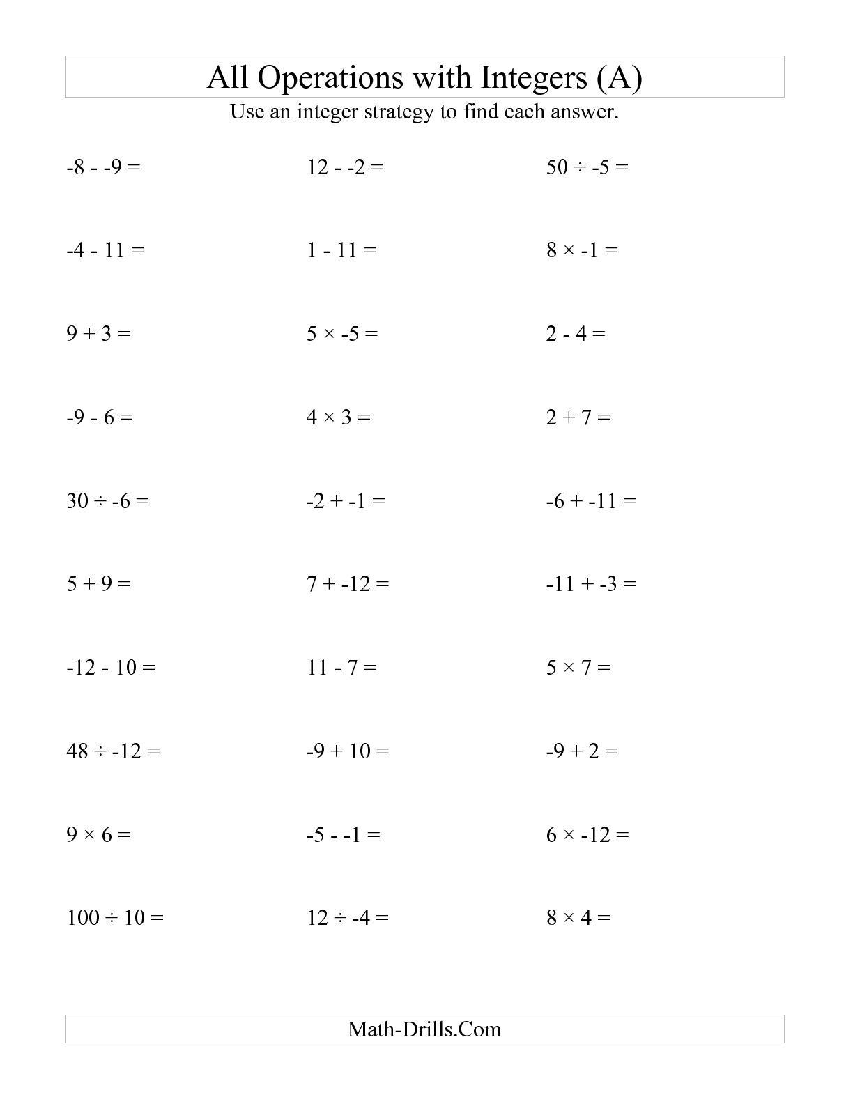 Add Subtract Multiply Decimals Worksheet Decimal Worksheets