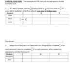 Comparing And Ordering Fractions Decimals And Percents Word Problem