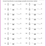 Converting Fractions Into Decimals Worksheet Worksheet Resume