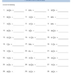 Converting Fractions To Decimals Worksheet 5th Grade Answer Key