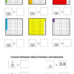 Decimals Tenths And Hundredths Worksheet