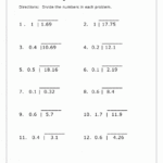 Dividing Decimals By Whole Numbers 5th Grade Servicenumber