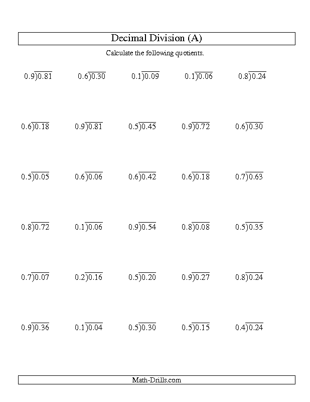 Dividing Decimals Super Teacher Worksheets Gianna Info