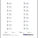 Fractions Decimals Worksheet Answers Fraction Worksheets Free Download