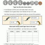 How Much Money Challenge 4B Money Word Problems Word Problems 4th