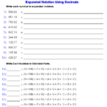 Math 4th Grade Expanded Form Worksheets Thekidsworksheet