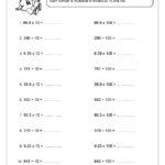 Multiplying And Dividing Decimals By 10 And 100 1 Fraction And