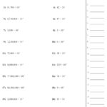 Multiplying By Powers Of 10 Worksheets 99Worksheets