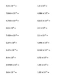 Multiplying Decimals By All Powers Of Ten Exponent Form A