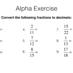 N10b Converting Recurring Decimals Into Fractions And Vice Versa