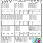 Place Value Fill In The Tens Ones And In All Boxes By Counting Each