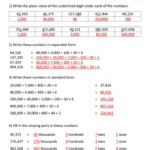 Place Value To 1 Million Sheet 2 Answers Place Value Worksheets