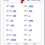 Powers Of Ten And Scientific Notation