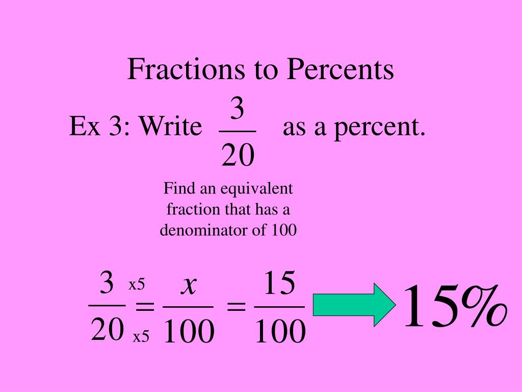 PPT FRACTIONS DECIMALS PERCENTS OH MY PowerPoint Presentation 