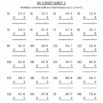 Printable Multiplication Sheet 5Th Grade Multiplying Decimals Free